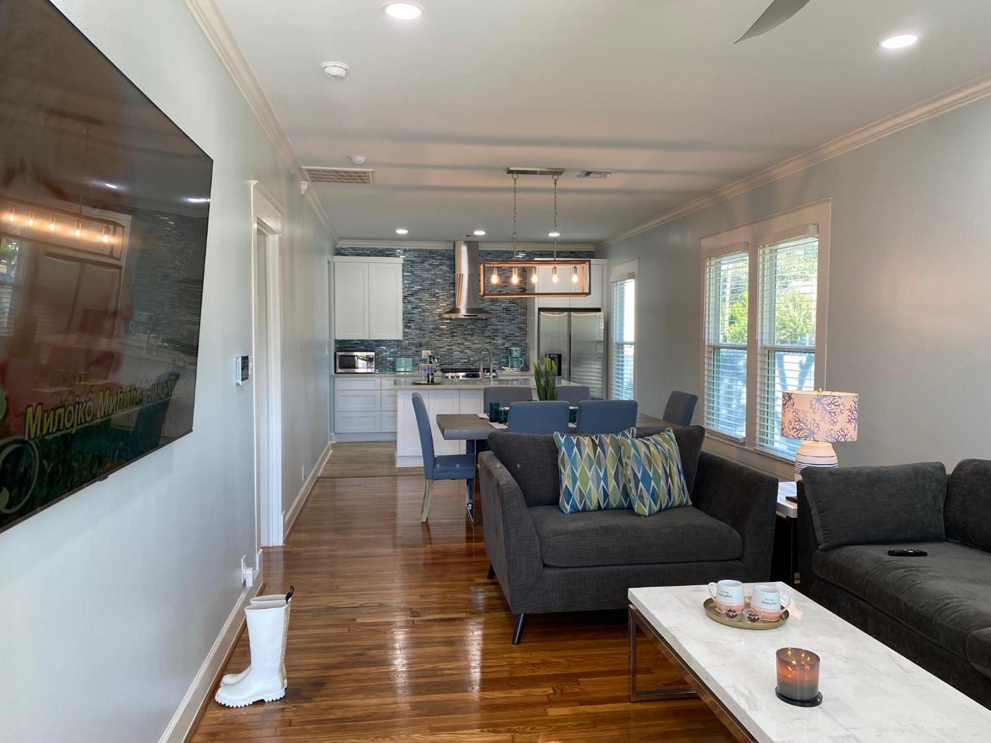 Luxury Designer Villa By The Beach Bright Beautiful Brand New Galveston Exteriör bild